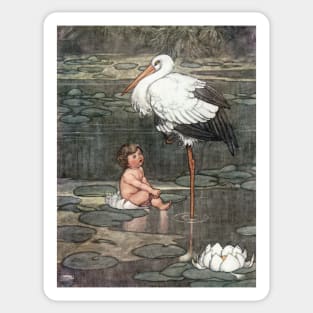 The Marsh King's Daughter by William Heath Robinson Sticker
